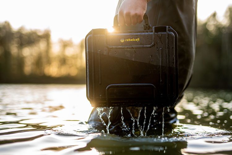 Outdoorbox in the water